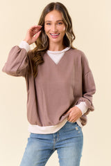 Mocha French Terry Sweatshirt