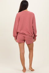 Rose Pullover & Shorts Set