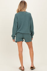 Jade Maternity Pullover & Shorts Set