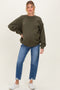 Blue Frayed Hem Cropped Straight Leg Maternity Jeans