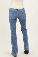 Blue Vintage Wash Maternity Bootcut Jeans