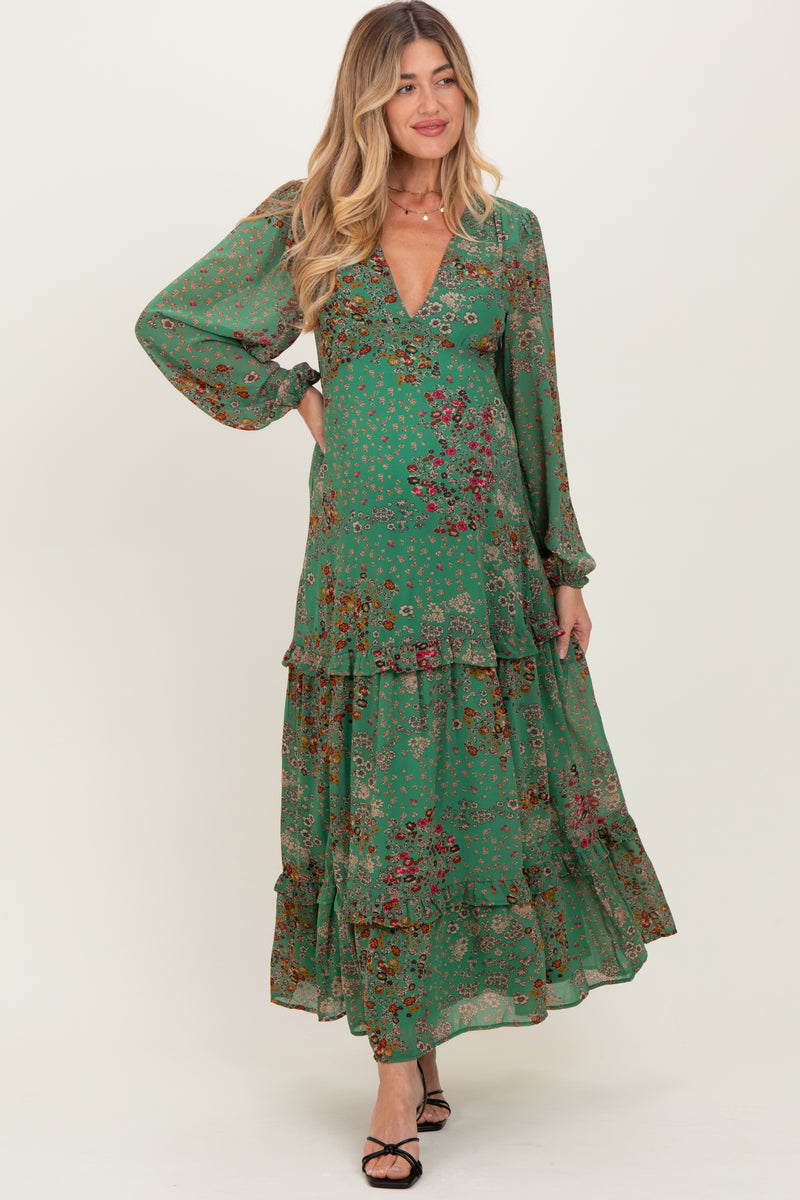 green chiffon long sleeve dress Azazie A-Line Square Neck Long Sleeve Floor-Length Chiffon Bridesmaid Dresses