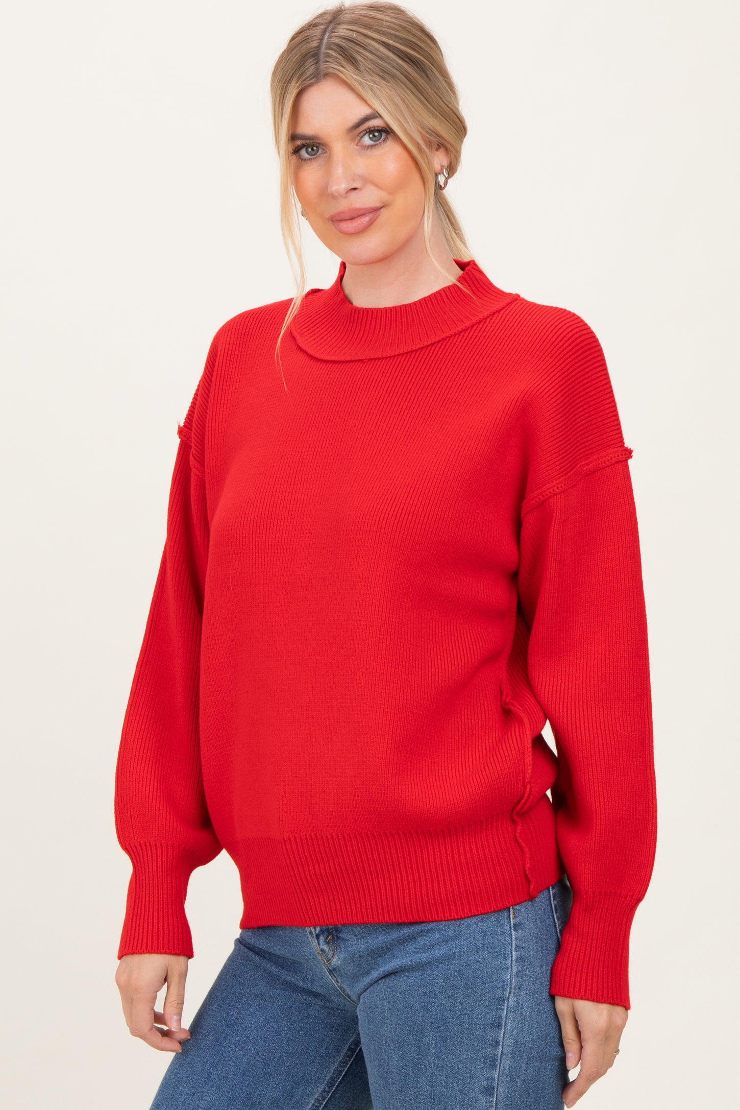 Ruby Wide Neck Drop Shoulder Sweater