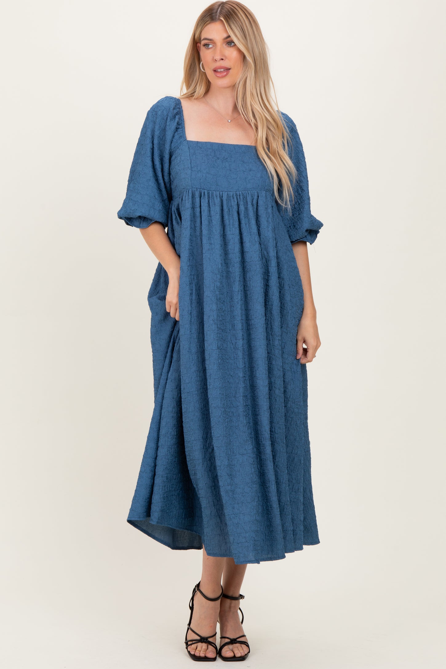 plus size 3 4 sleeve maxi dress Lane Bryant 3/4 Sleeve Button-Down Maxi Plus Dress Size 22 Black/Purple : New!!