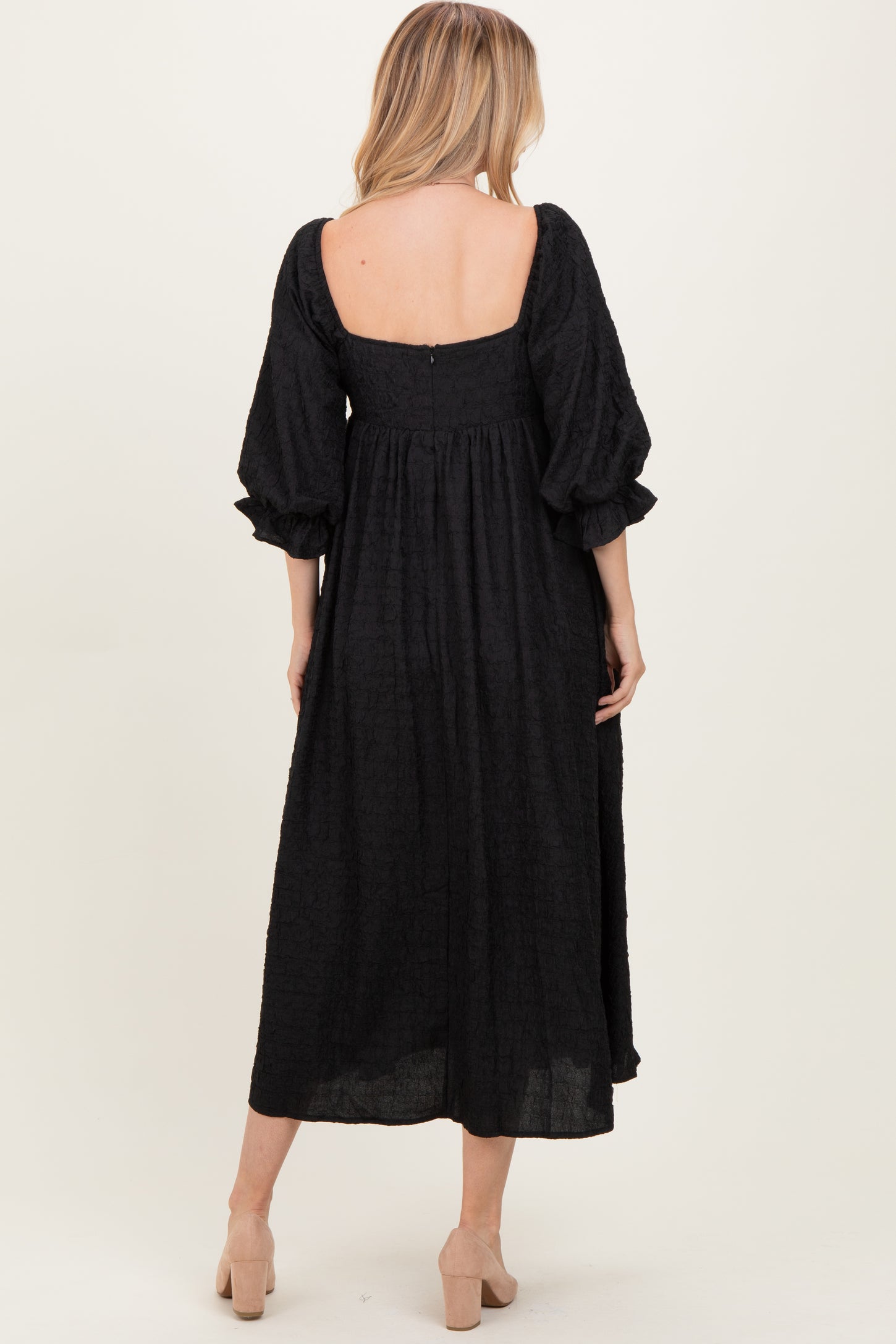 black textured maxi dress boohoo Women's Plus Textured Split Cut Out Maxi Dress in Black | Size: 18