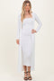 Ivory Ribbed Sleeveless Dress Cardigan Set