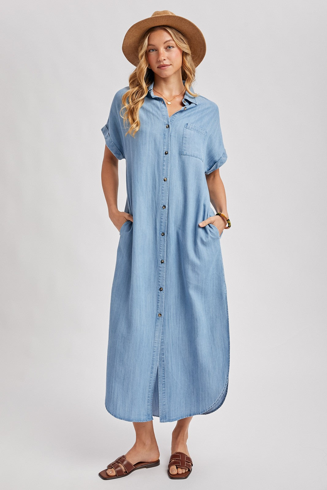 sachin and babi light blue dress Nursing-Friendly Dresses