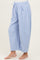 maternity wear light blue wide leg lounge pants with pockets and drawstring waist