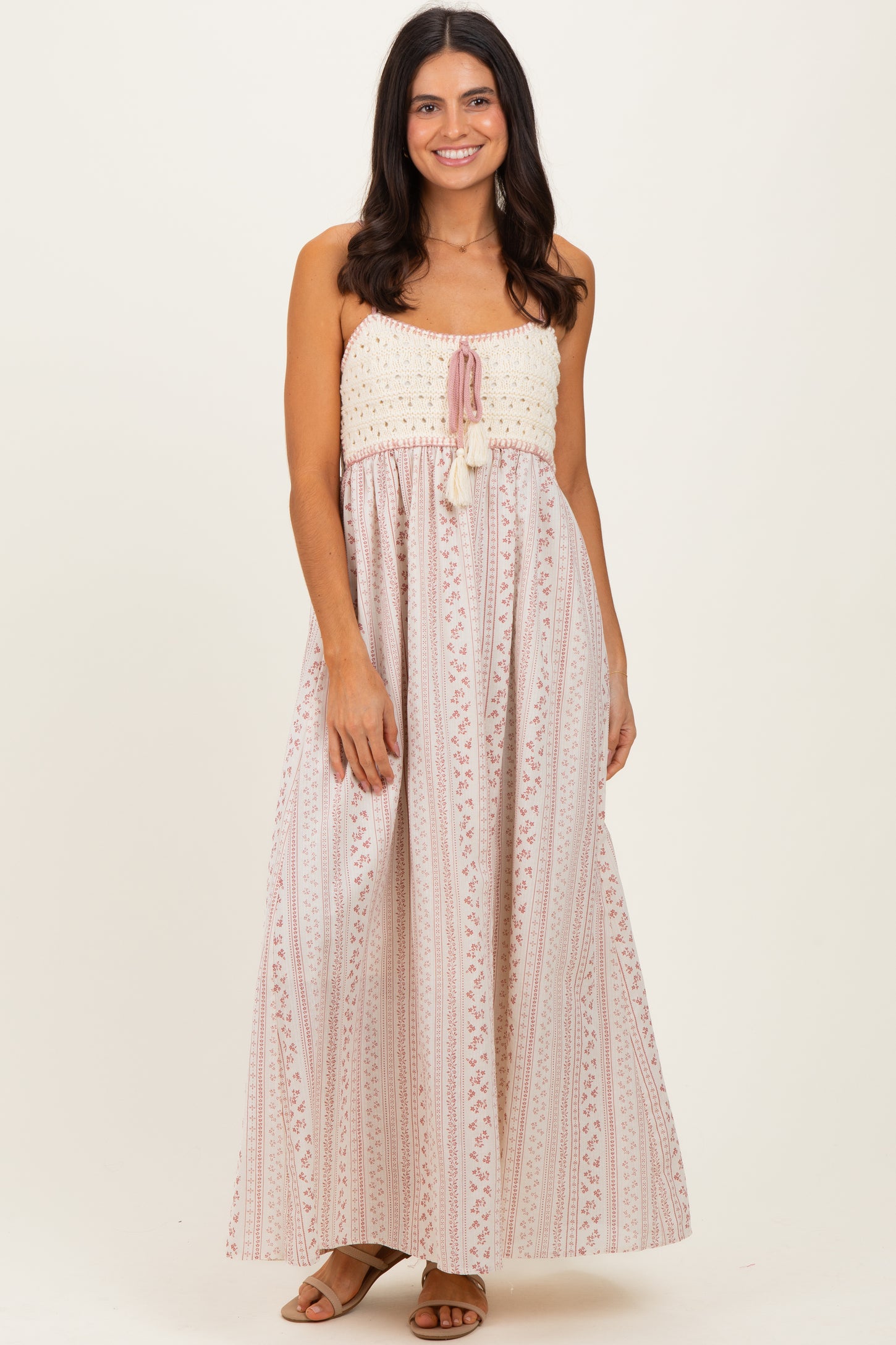 dusty pink crochet dress Dusty Pink CrocheT Dress asymmetric Dress Handmade Maxi Dress CrocheT Pink Dress KNIT lace Dress CrocheT EVENING Dress KNIT floor Dress