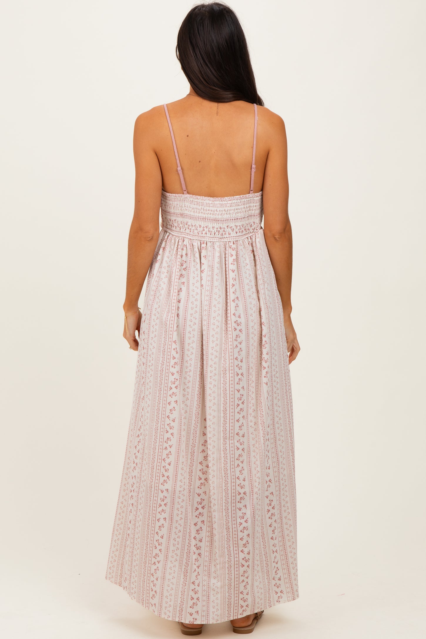 Dusty Pink Bohemian Dream Crochet Cotton Maxi Dress – PinkBlush