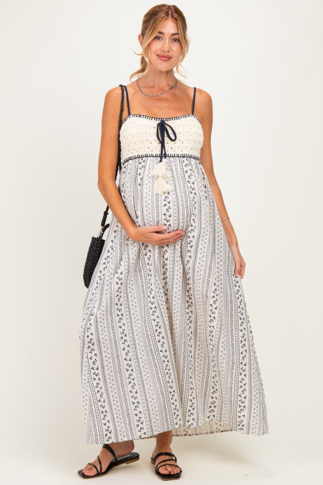 maternity crochet dress Crochet Chiffon Maternity Gown