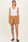 Camel Drawstring Shorts