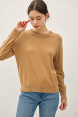 Camel Classic Crew Neck Sweater