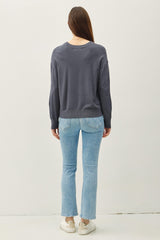 Charcoal Classic Crew Neck Sweater