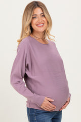 Violet Dolman Sleeve Maternity Knit Top