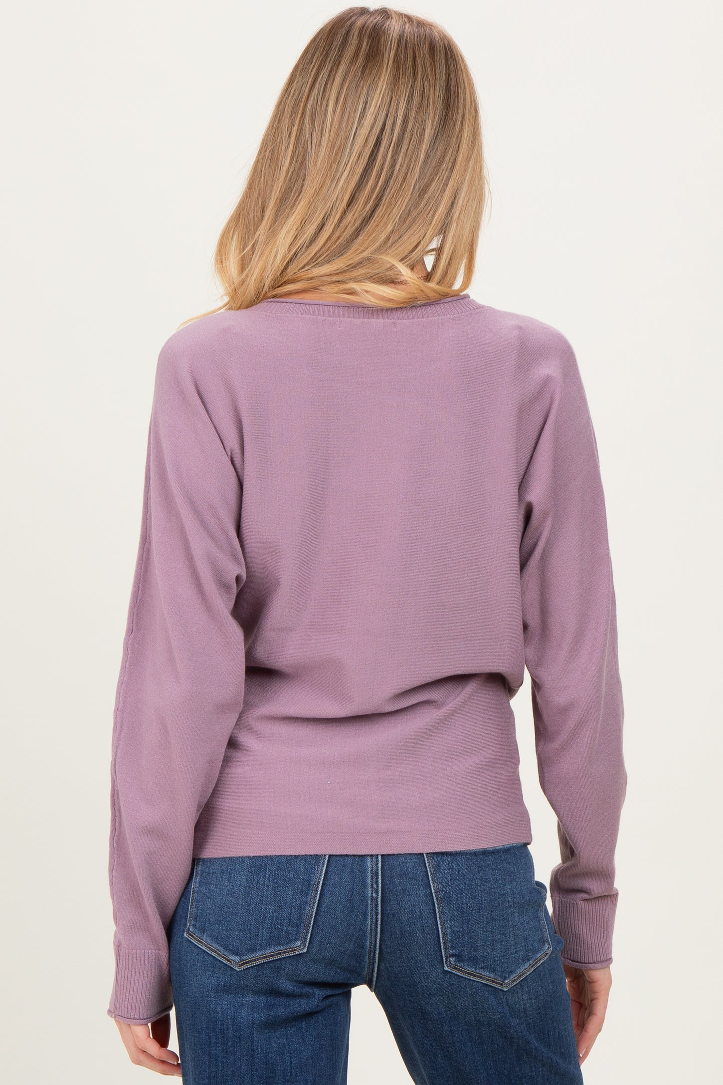 Violet Dolman Sleeve Maternity Knit Top