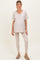 Sand Oversized V-Neck Tee Legging Maternity Lounge Set