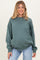 Ash Jade Oversized Maternity Fleece Sweatshirt