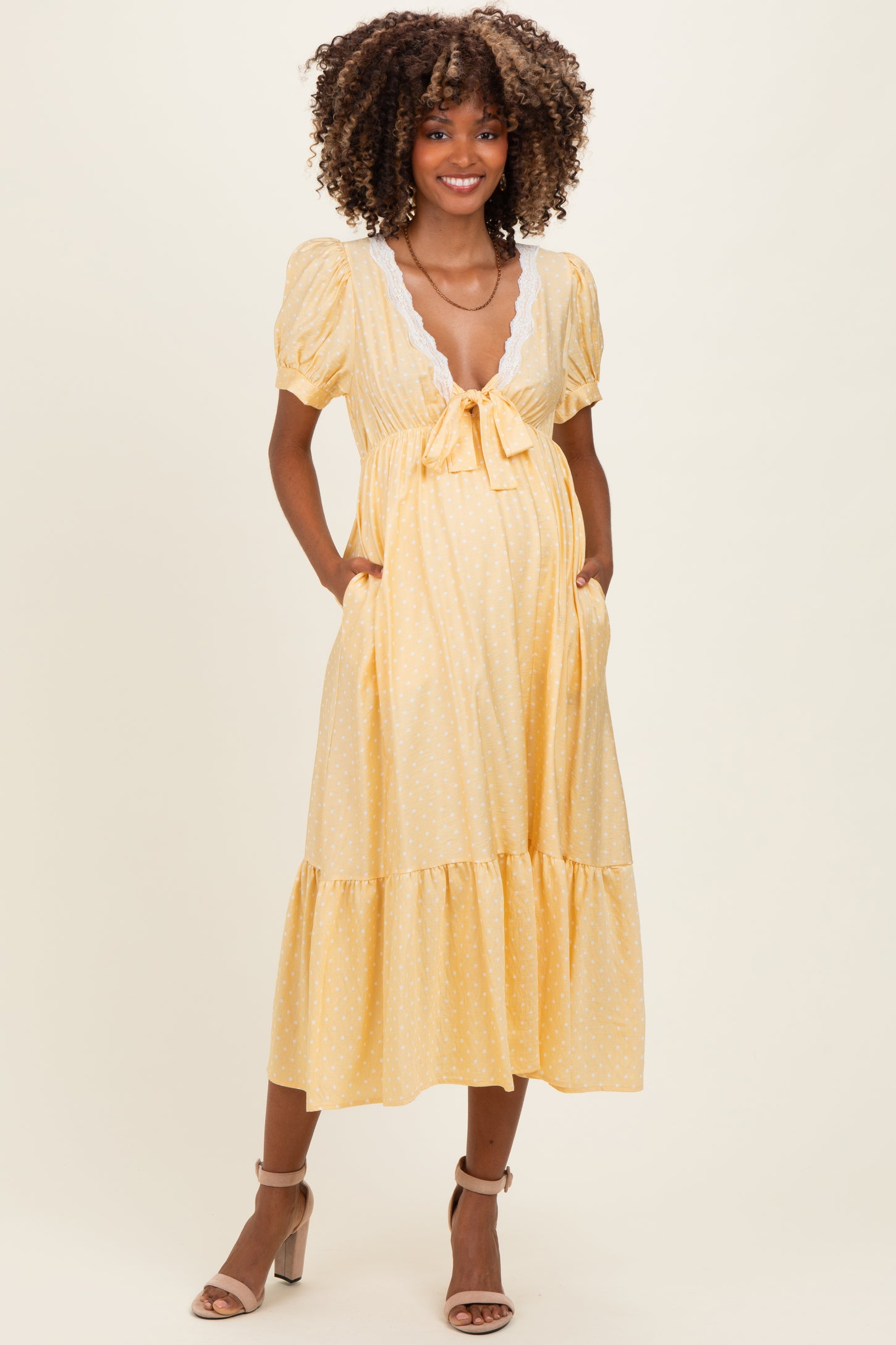 maternity ruffle maxi dress Unir Women's Maternity 450g Stretch Spandex Gown, Off-The-Shoulder Ruffle Sleeve Tiered Maxi Dress, Flowy Boho Pregnancy Photography & Formal Long