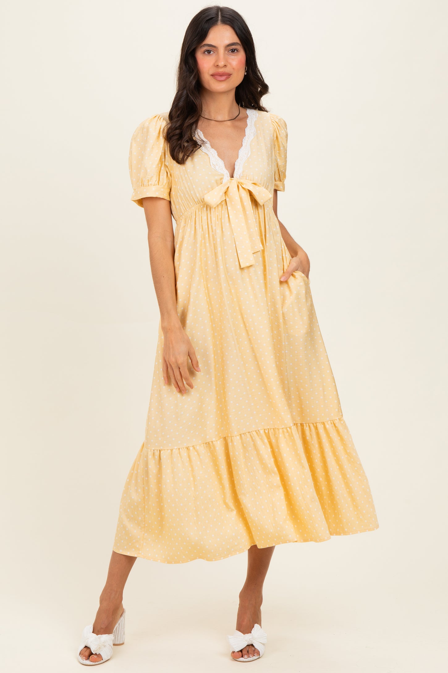 yellow short sleeve maxi dress Devine Sweetheart Neck Short Sleeve Maxi Dress Charming Charlie