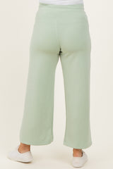 Pistachio Ankle Wide Leg Maternity Lounge Pants