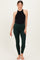 Forest Green Solid Basic Maternity Leggings