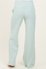 Mint Stripe Detail Maternity Lounge Pants