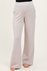 Beige Stripe Detail Maternity Lounge Pants