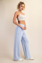 Light Blue Stripe Detail Lounge Pants