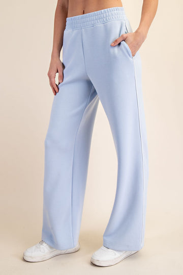 Light Blue Stripe Detail Lounge Pants
