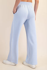 Light Blue Stripe Detail Lounge Pants