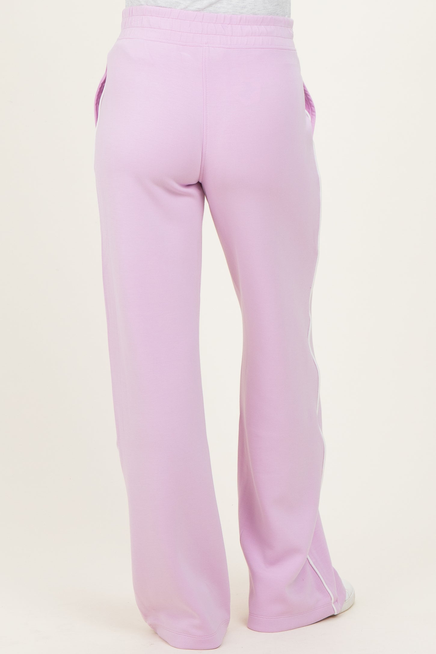 Light Pink Stripe Detail Maternity Lounge Pants