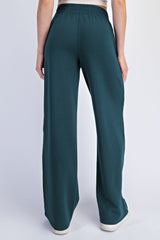 Forest Green Stripe Detail Lounge Pants