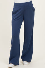 Navy Stripe Detail Maternity Lounge Pants