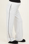 Light Heather Grey Stripe Detail Maternity Lounge Pants