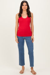 Ruby Ribbed Scoop Neck Tank Top