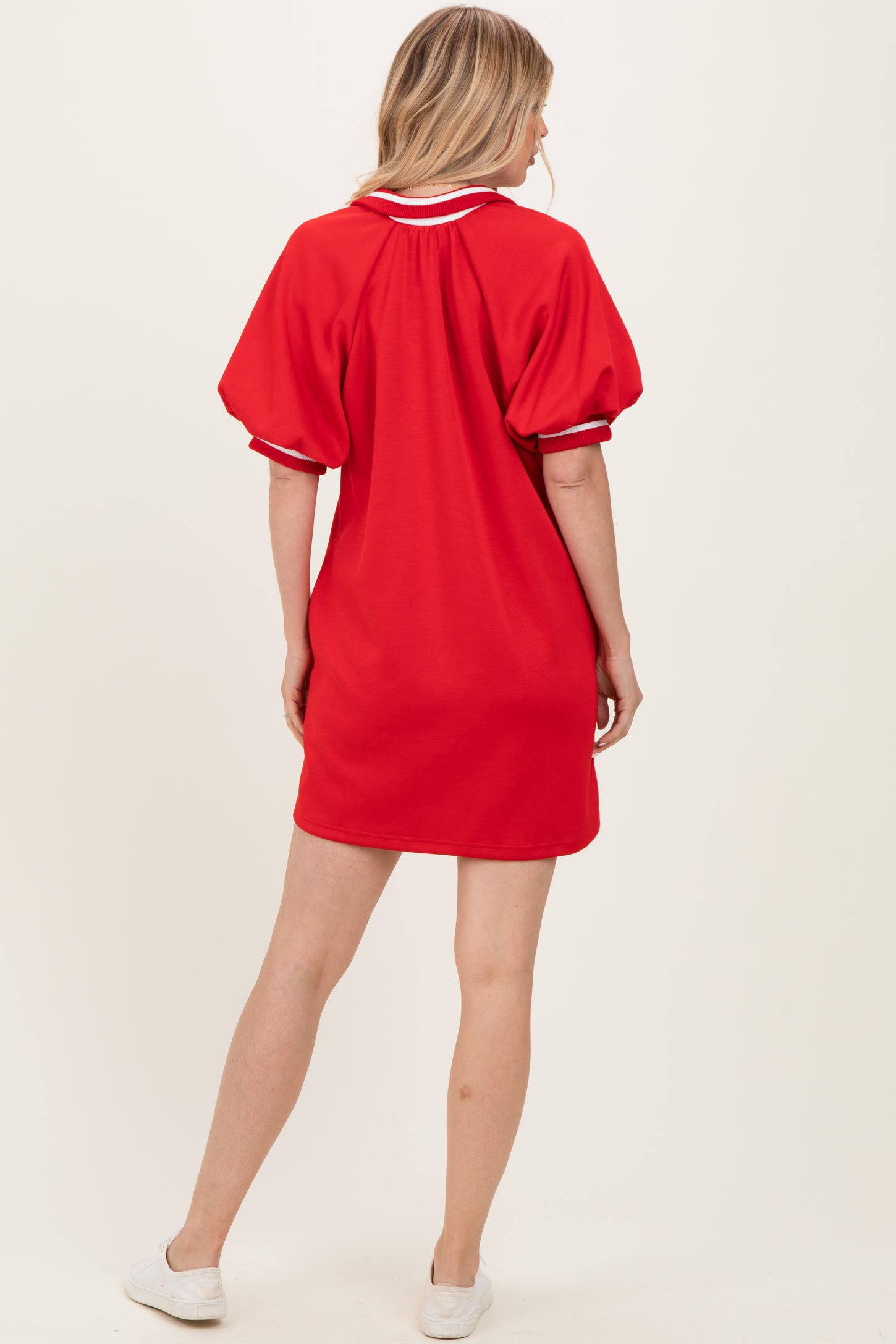 half sleeve mini dress boohoo Women's Jersey Crepe Half Sleeve Mini Dress in Black | Size: 10