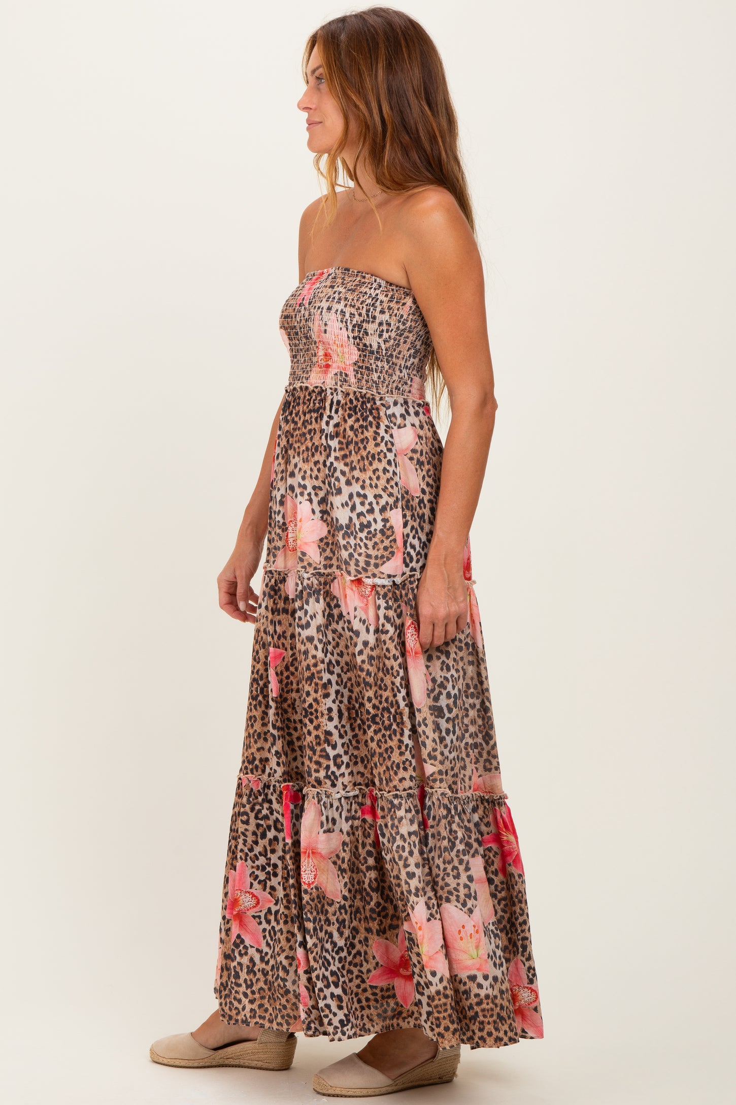 smocked strapless maxi dress Midsummer Dream Pale Blue / M it creates a flattering silhouette that feels as comfortable as it looks Myra Strapless Smocked Bodice Tube