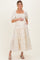 Ivory Rose Floral Smocked Maternity Maxi Dress