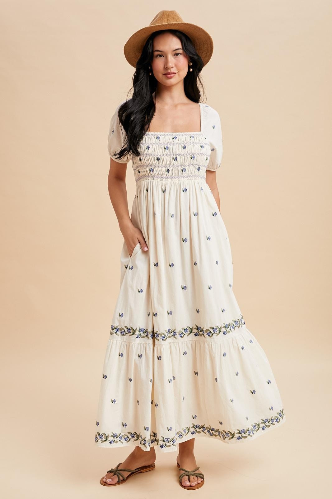 buttercream maxi dress Buttercream Lace Inset Maxi Dress  Bluebird & Company Crozet