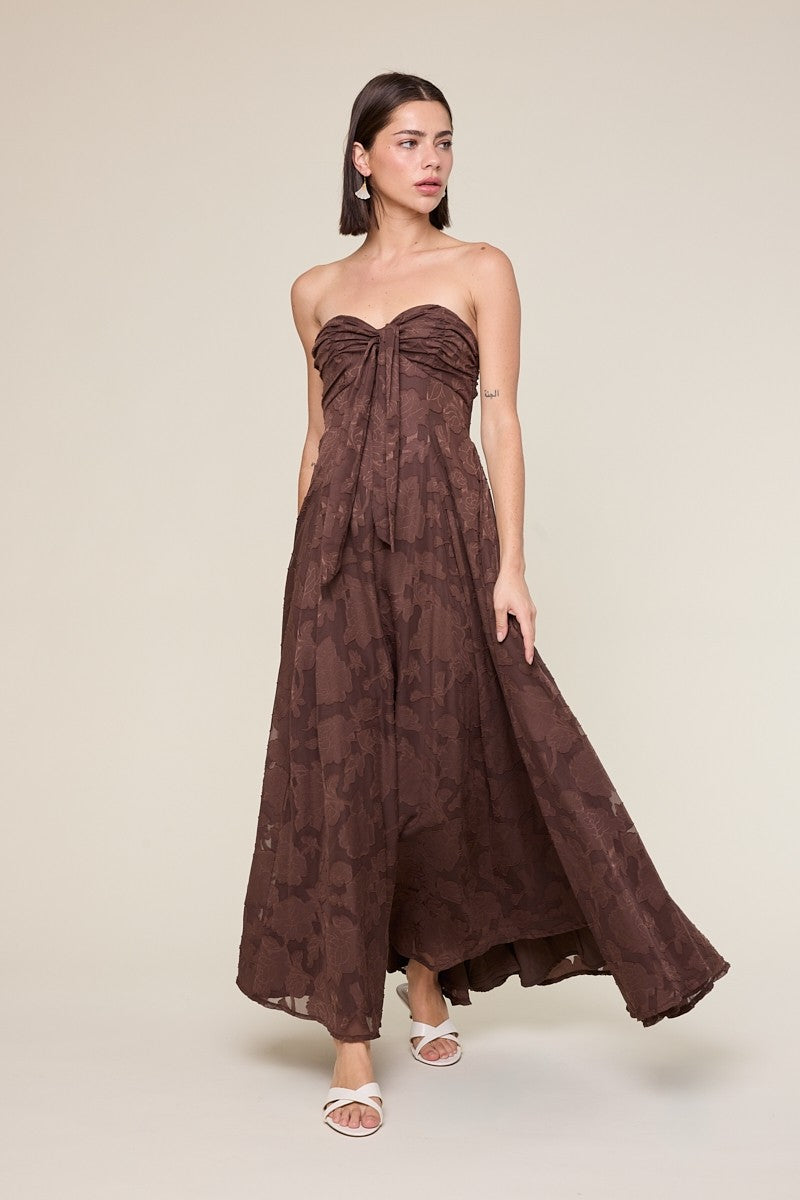 petite chiffon jacquard floral cut out maxi dress Brown Strapless Open Back Maternity – PinkBlush breathable garment bag to Size:XLarge (14/16) The Little Green Dress sizeguide_Dresses