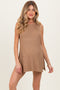 Mocha Knit Sleeveless Top Shorts Maternity Set