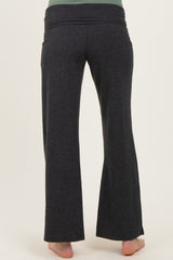 Charcoal Maternity Yoga Pants