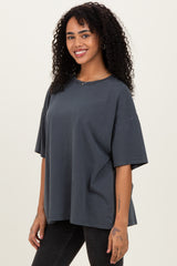 Charcoal Oversized Mineral Wash T-Shirt
