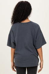 Charcoal Oversized Mineral Wash T-Shirt
