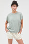 Sage Mineral Wash Boxy Fit T-Shirt
