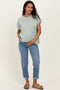 Sage Mineral Wash Boxy Fit Maternity T-Shirt