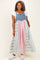 Multicolor Plaid Overall Plus Maxi Dress