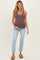Light Blue Slim Fit Raw Hem Maternity Jeans