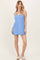 Cornflower Blue Racerback Romper Dress